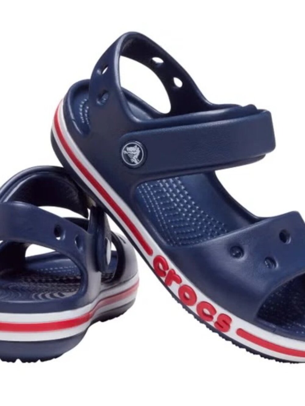Crocs Kids Toddler Bayaband Boys Girls Sandals Navy Pink Lightweight Strap CUSHY